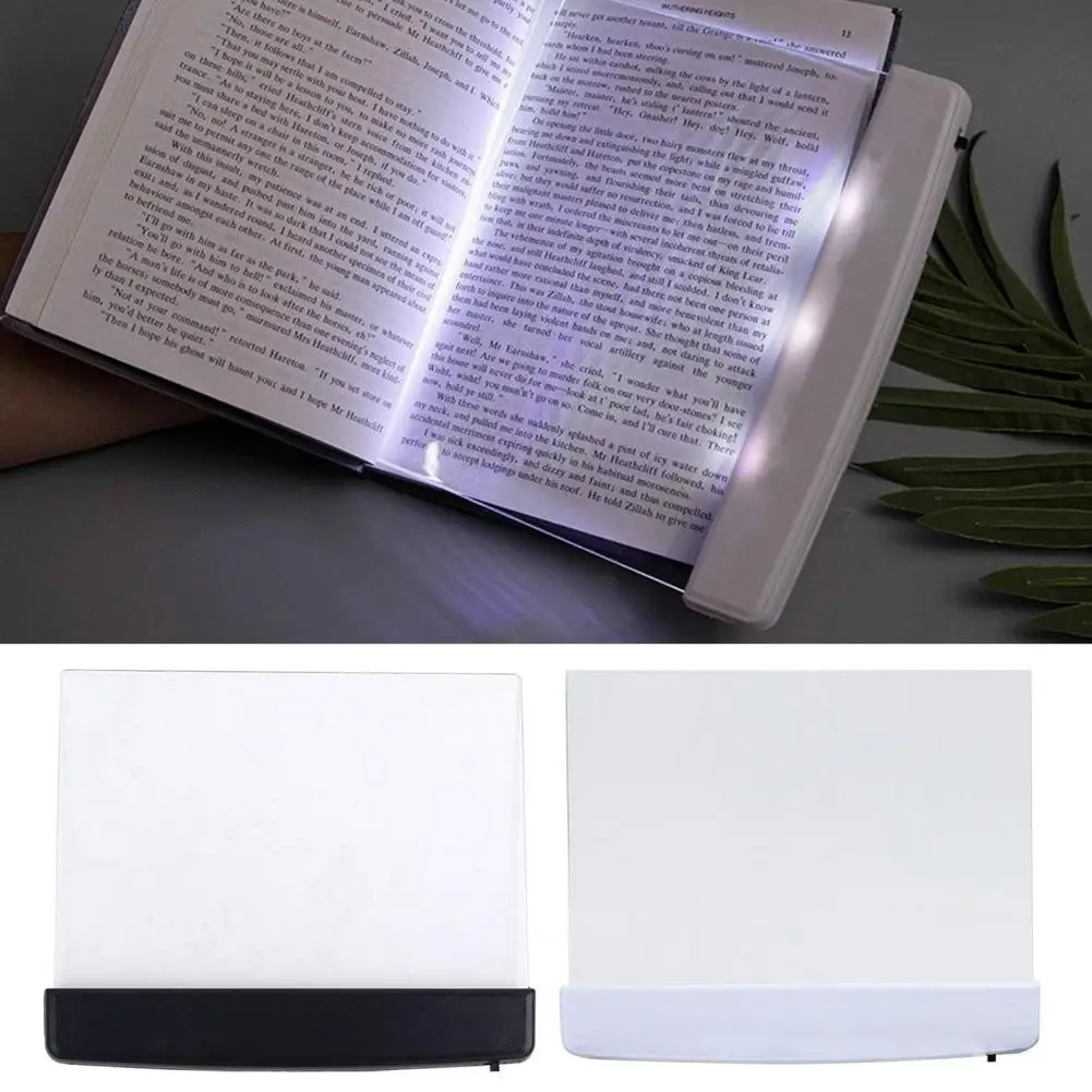 Luz de lectura Led portátil para tableta, iluminación de página completa duradera, Ideal para el hogar, la escuela y la hora de dormir