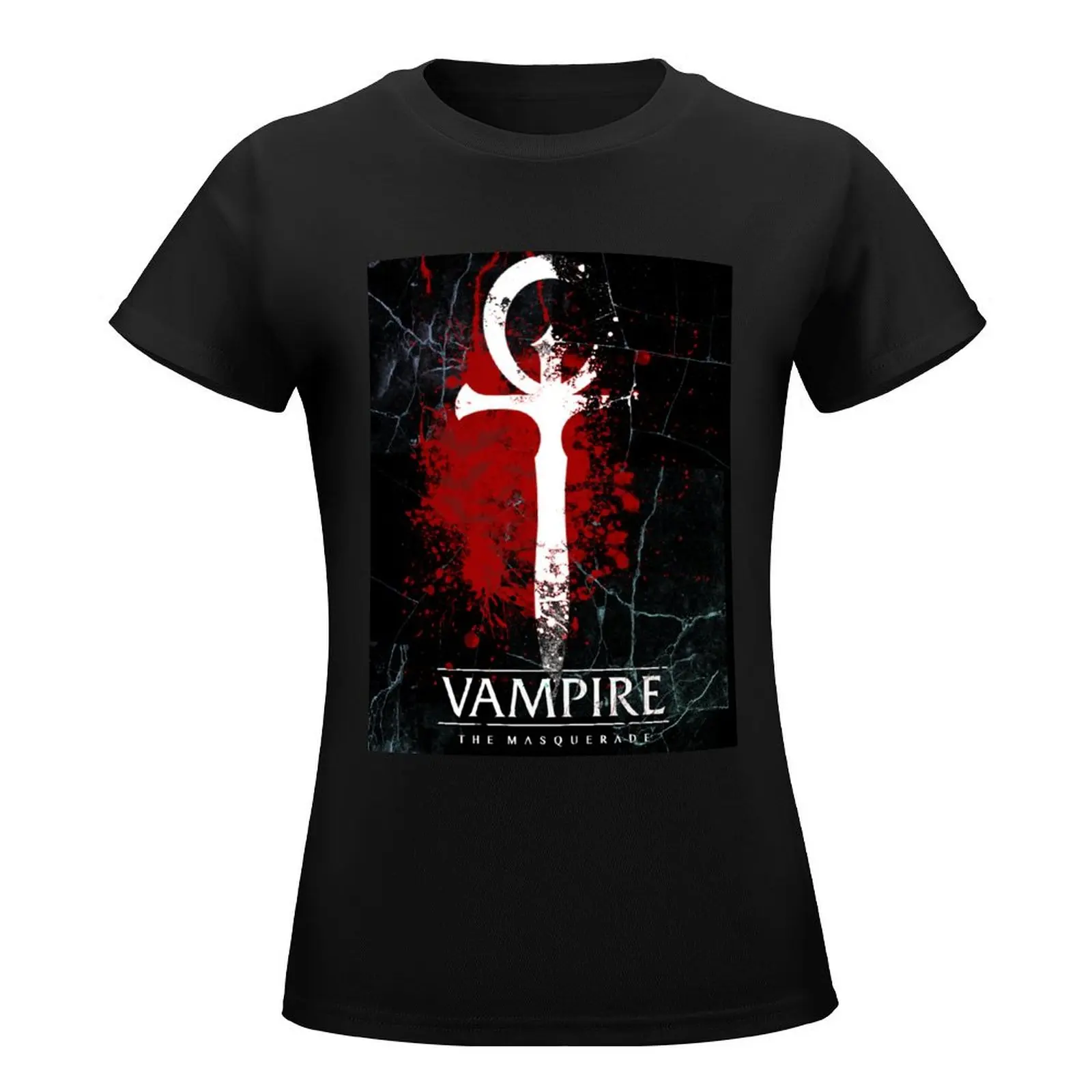 Vampire: The Masquerade T-Shirt plus size tops aesthetic clothes Woman clothing