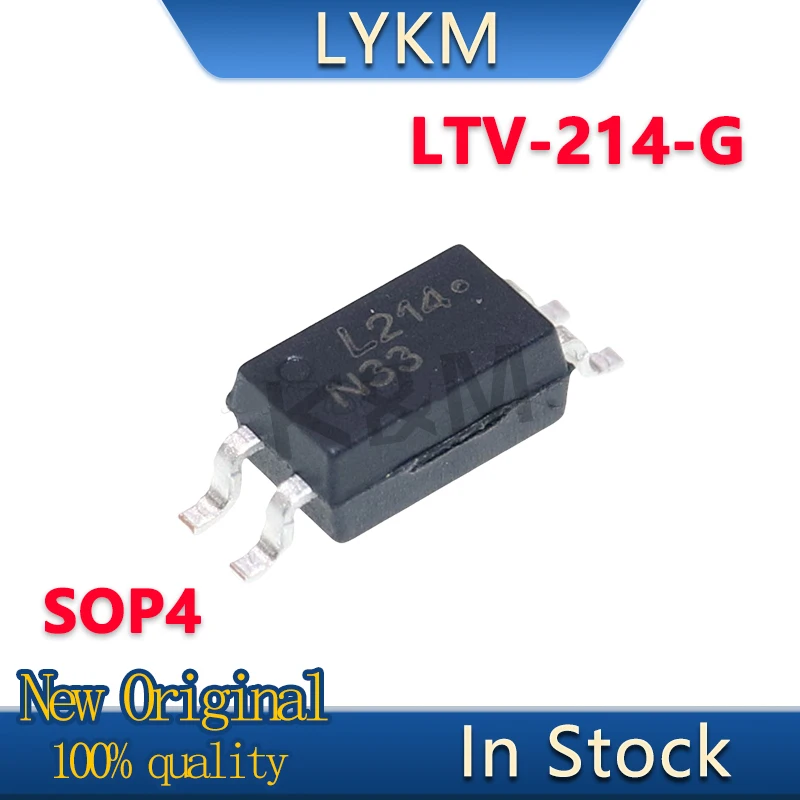 

20-100/Piece New Original LTV-214-G LTV-214 L214 SOP4 The phototransistor outputs an optocoupler chip In Stock