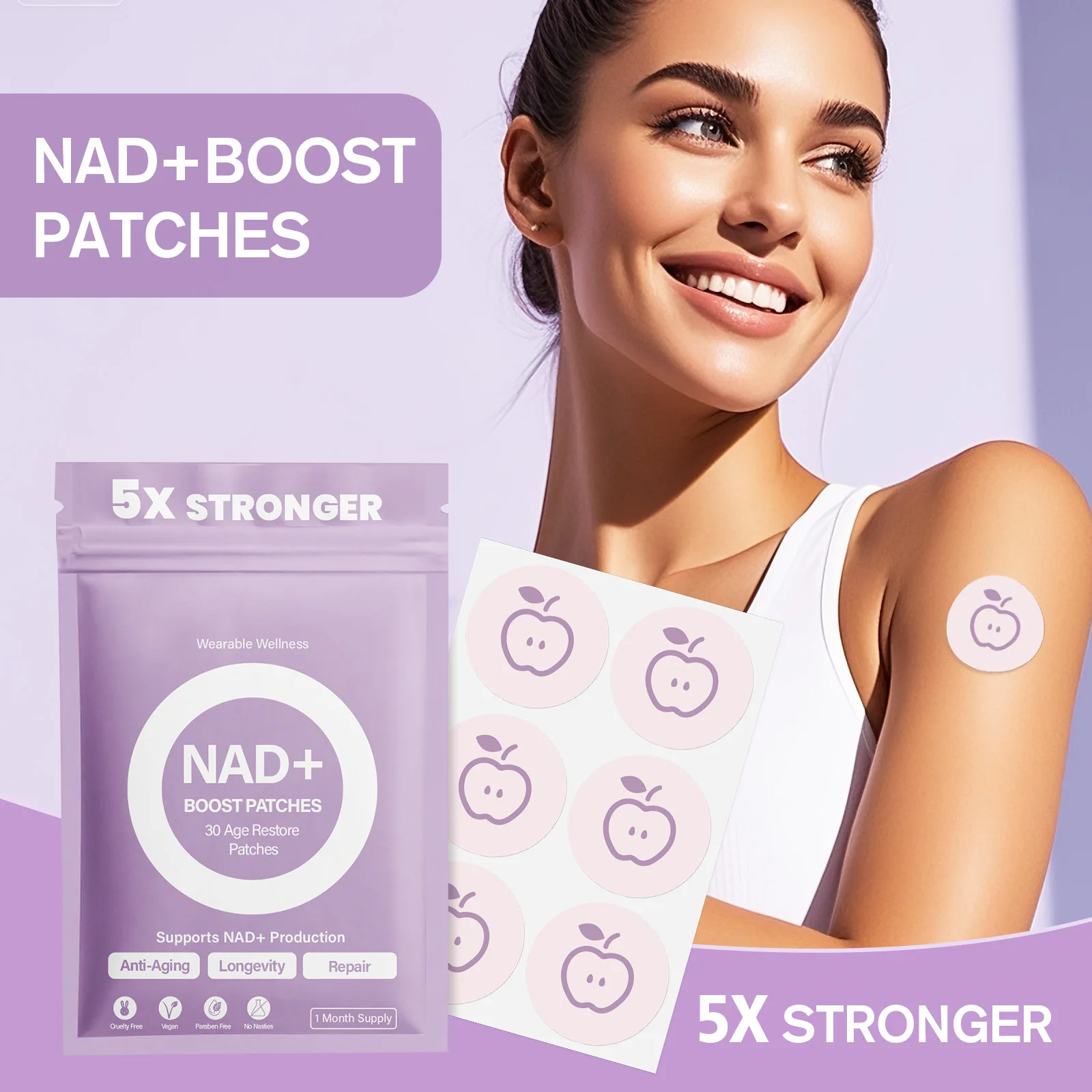 5x-adesivo-aprimorado-adesivo-nad-care-lazy-patch-cuidado-suave-para-bracos-e-cintura-adesivo-gentil-adequado-para-todos-os-tipos-de-pele