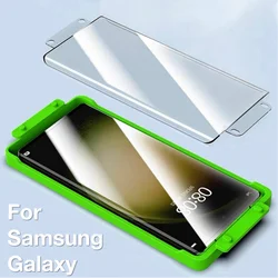 For Samsung Galaxy S25 S24 S23 S22 S21 S20 Ultra S10 S9 S8 Note 20 10 9 8 Plus Screen Protector With Install Kit Not Glass
