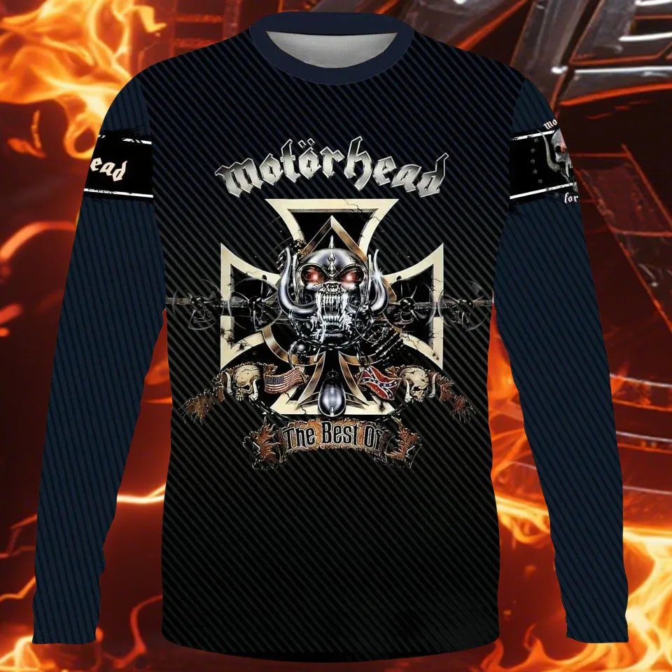 

Fashion Trend Quick-drying Long Sleeve T-shirt Motorcycle Apparel 3D Print Casual Crew Neck T-shirt Outdoor Sports Cycling Shirt