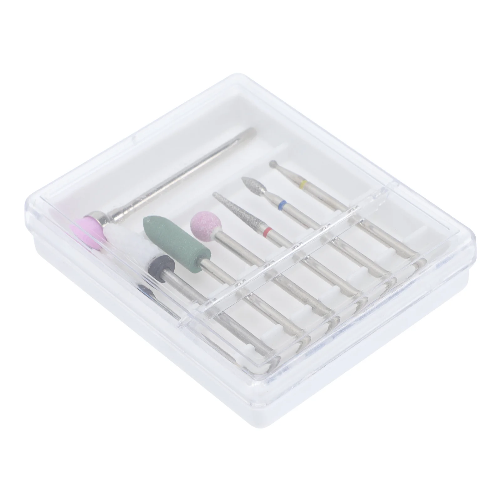 

1Set Tungsten Steel Nail Grinding Heads Polishing Files for Natural Artificial Nails Manicure Sanding Accessories Professional