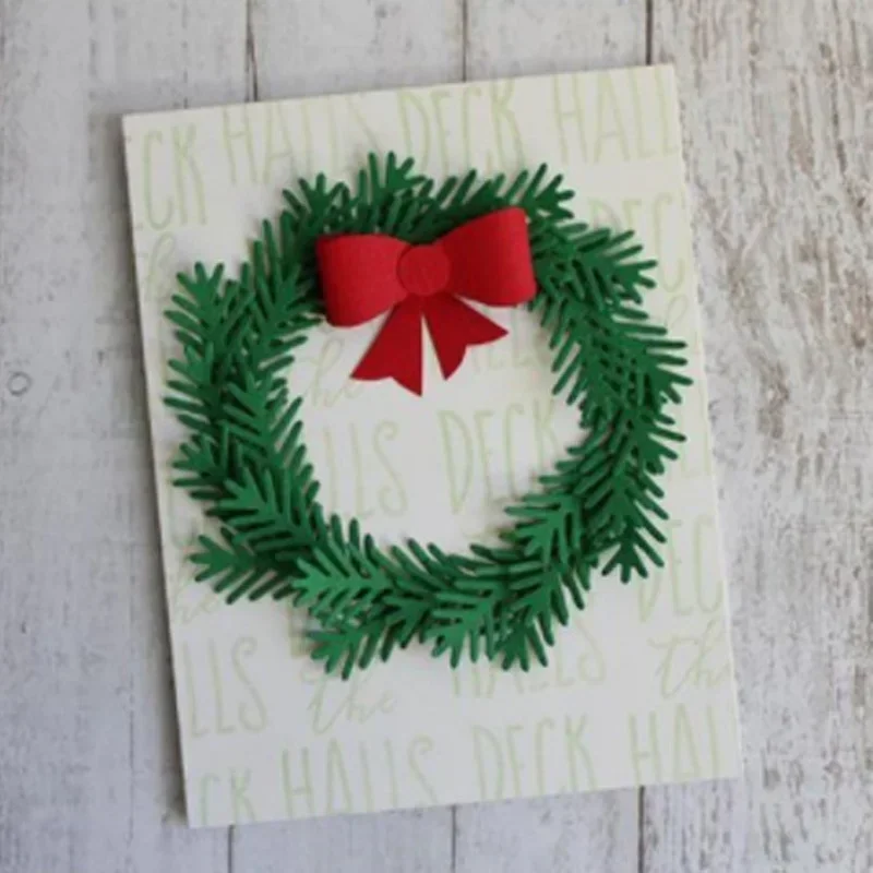 2026 Cute Christmas Tree Metal Die Cutting Die Scrapbook Embossing Folder for Cutting Machine DIY Paper Template Craft Gift