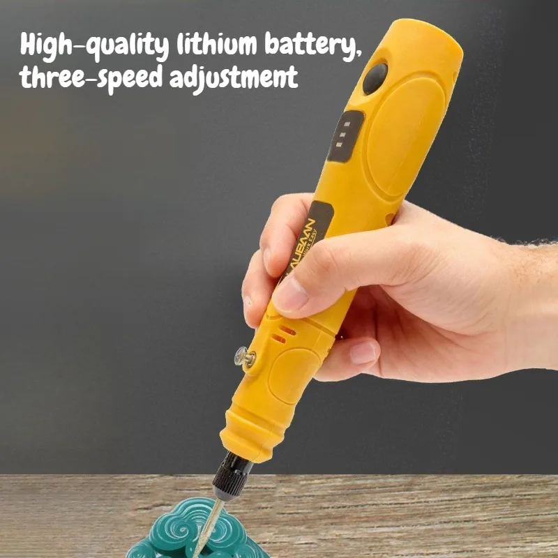 Rechargeable Handheld Electric Polisher Multifunctional Lithium Battery Polishers Three Speed Precision Cutting and Polishing