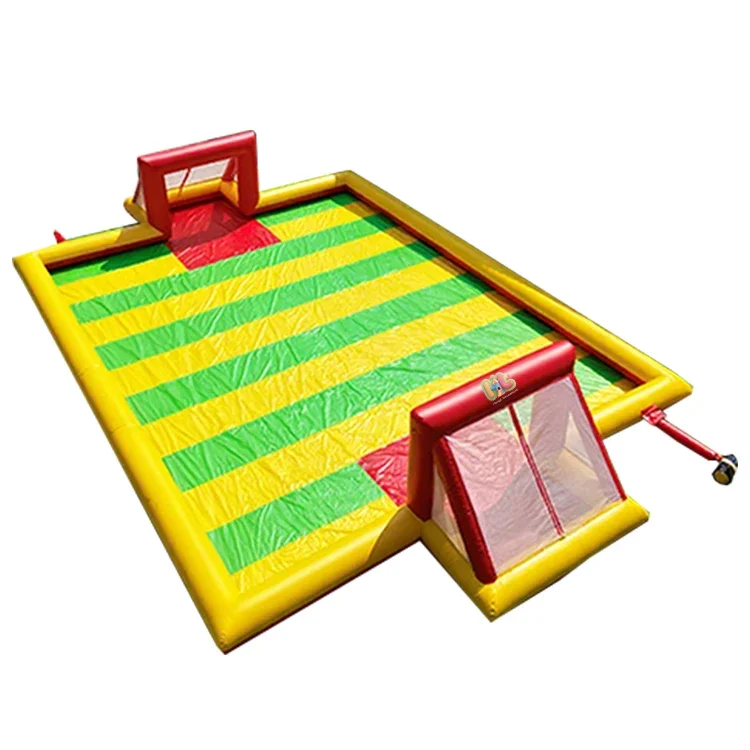 Customized Size Inflatable Soccer Field PVC Sports Game Inflatable Field Court Commercial Rental Outdoor Equipment