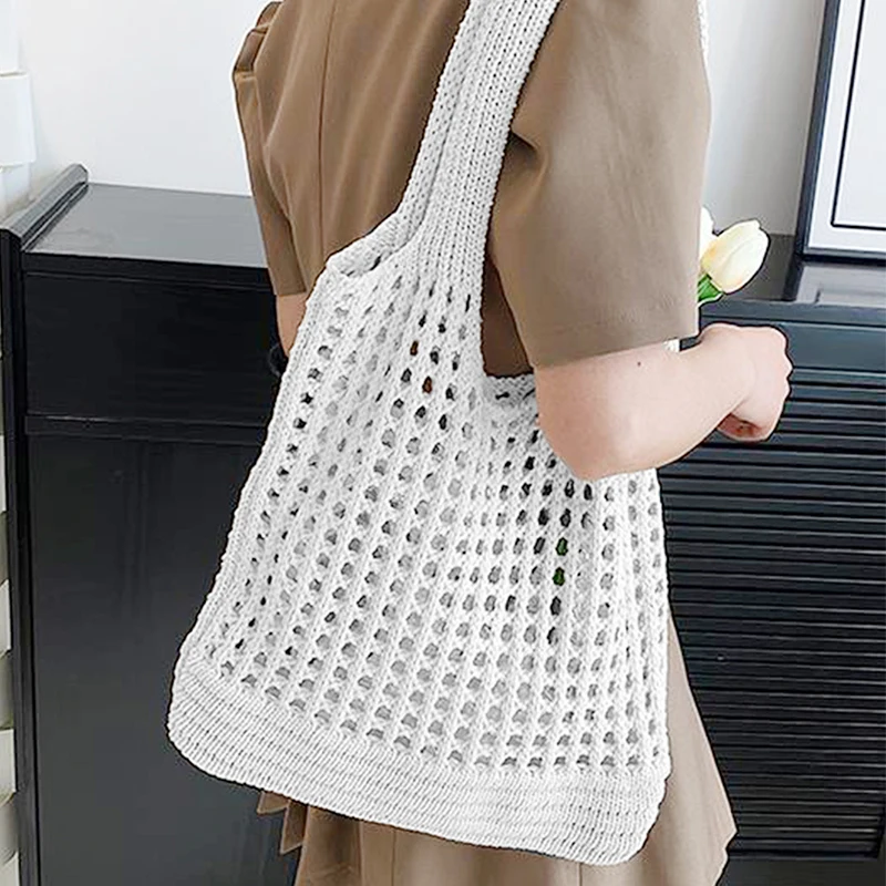 Frauen weben Kupplungen Top-Griff Tasche große tragbare Umhängetasche Sommer Strand Geldbörsen Shopper Schulranzen weibliche Tasche Handtaschen