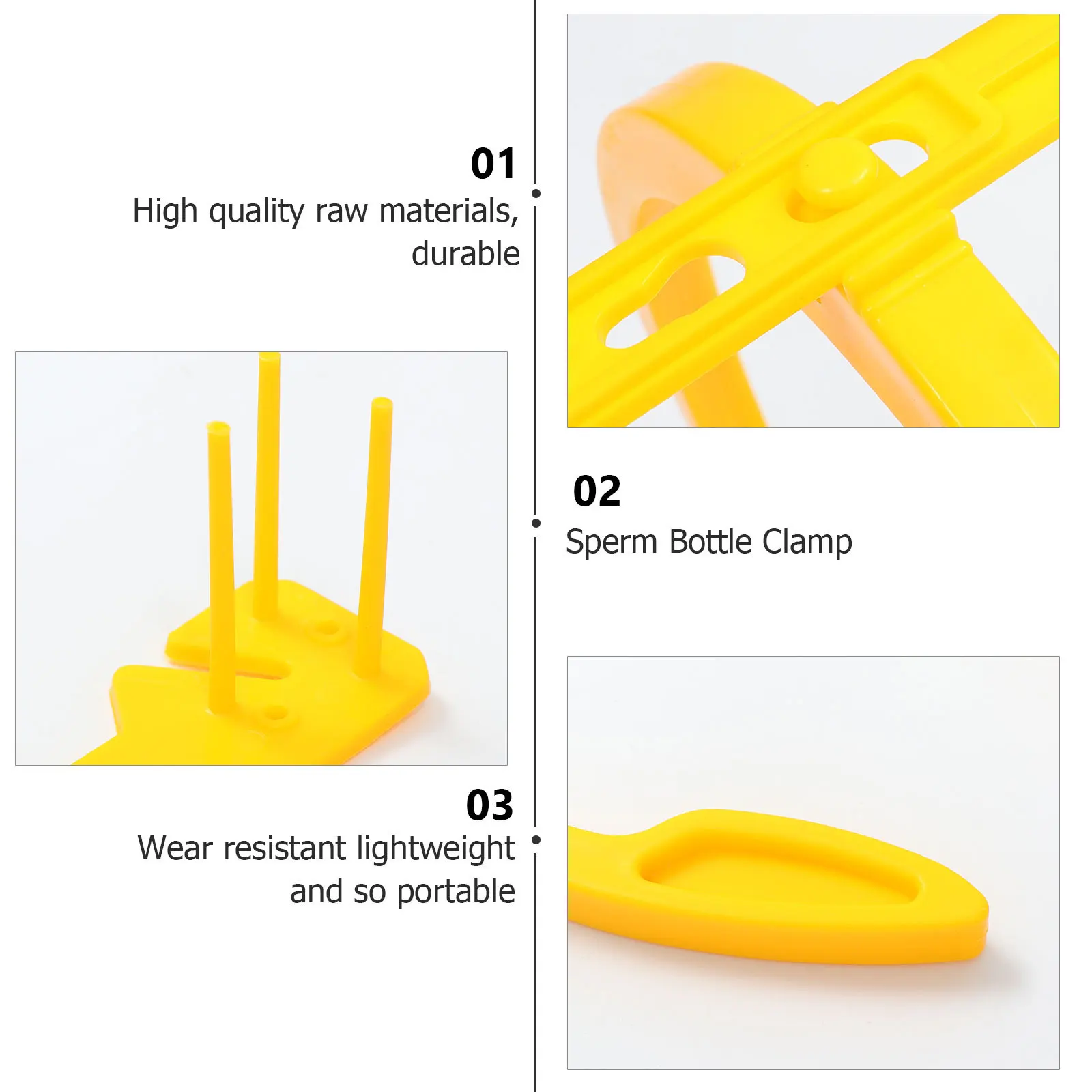 

Pig Back Clip Artificial Supply Safe Bottles Clip Veterinary Farm Tool for Breeders Bottle Pig Clamp