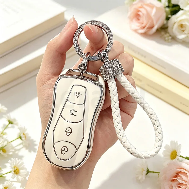 For Geely Atlas Pro New Emgrand GS X6 SUV EC7 Azkarra Tugella FY11 2019 2020 Auto Car Remote Key Case Cover Keyless Protector