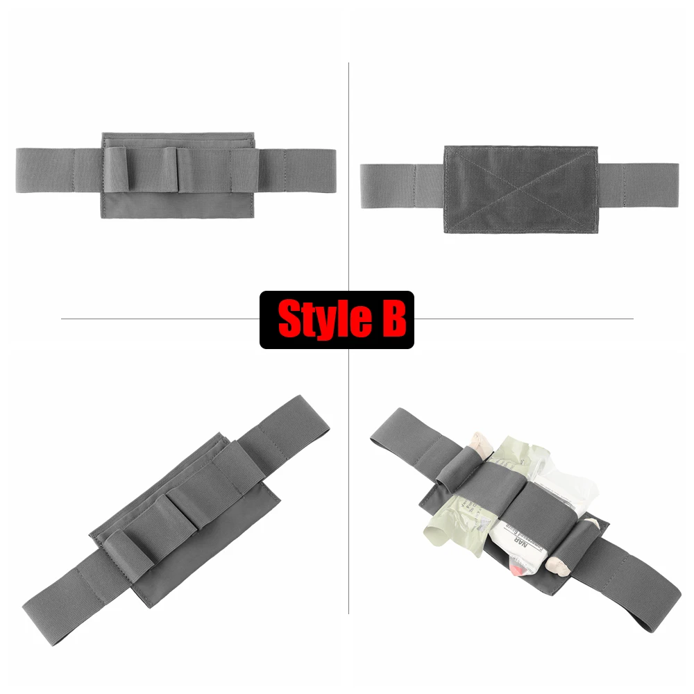 Tactical Medical Bag Insert Modular Organizer Medic Pouch Insert Panel with Hook Back Tactical Bandage Tourniquet Fixing Holder - Image 3