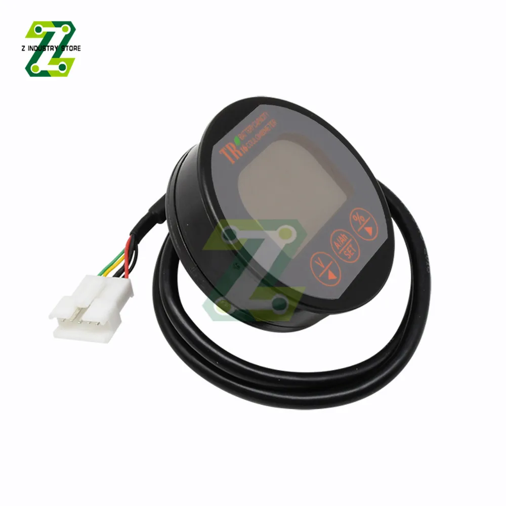 TR16 DC 8-120V 50A 100A 350A Battery Capacity Tester Voltage Current Meter Battery Capacity Monitor Indicator Ammeter Voltmeter