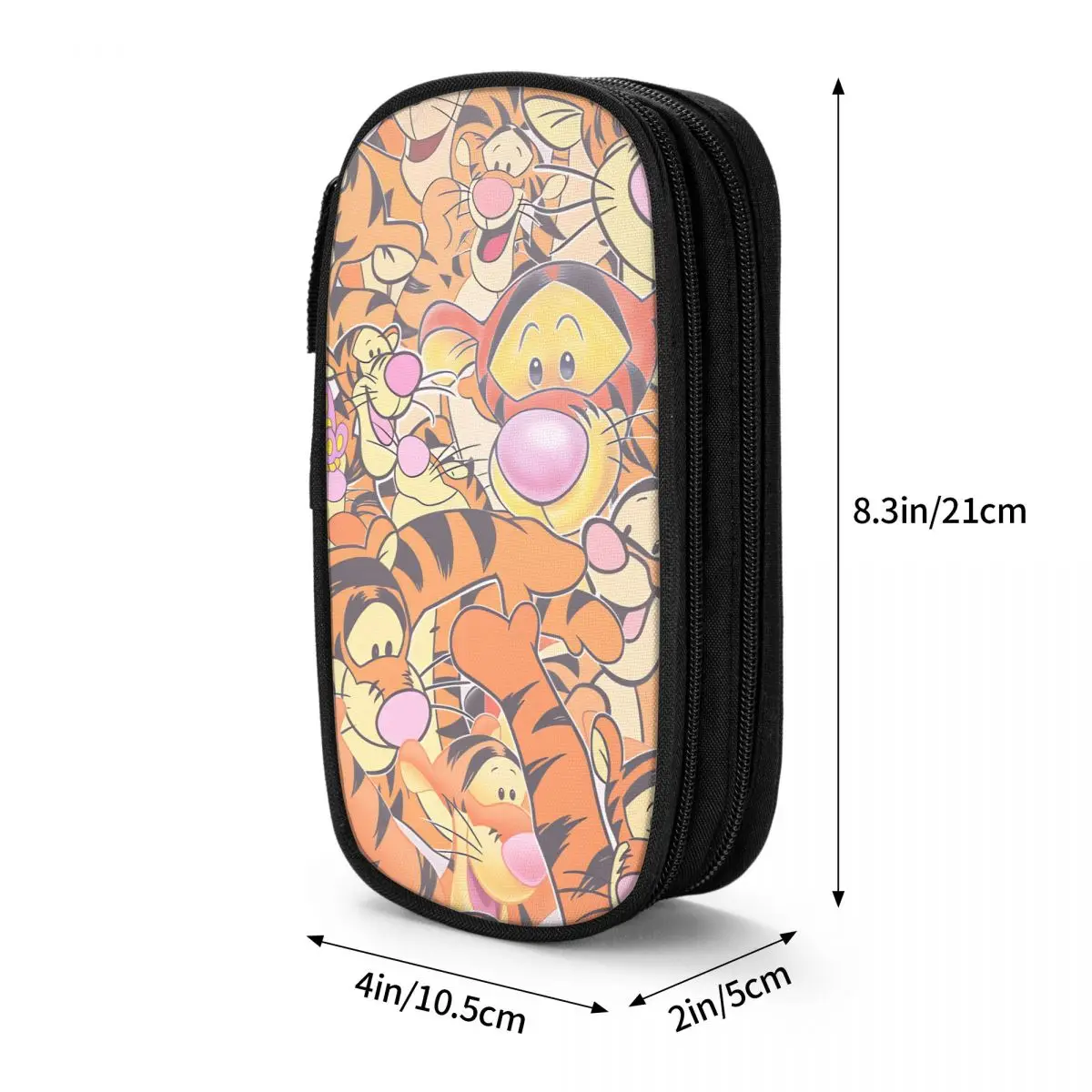 Winnie The Pooh Tigger Pencil Case Zipper Pencil Pouch Child Kawaii University Back To School Pencil Cases Stationery