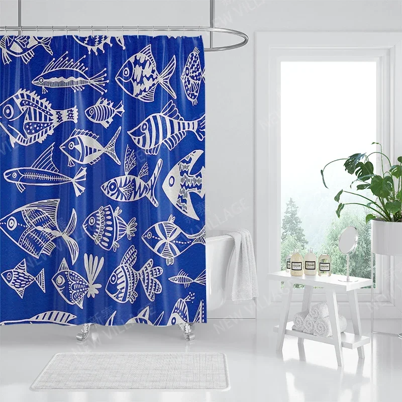 Waterproof fabric shower curtains Bathroom curtain accessories Bath curtain for shower 180x200cm 240*200 anime boho decoration