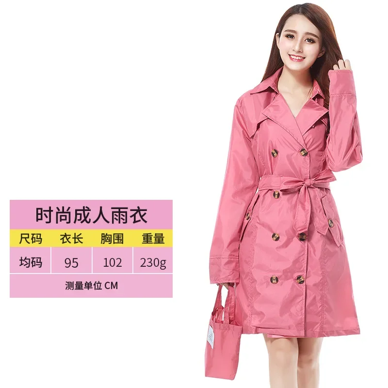 Raincoat Women Men Ladies Rain Coat Poncho Breathable Long Portable Water-Repellent Rainwear Jacket