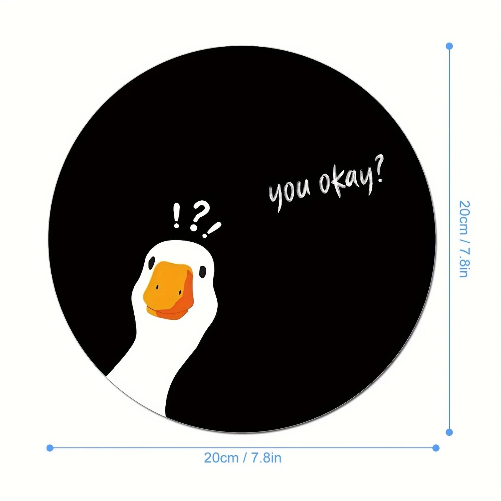 Ente rutschfestes Gummi-Mauspad für Büro, Mauspad, Set-Up, Laptop-Zubehör, Spielmatten, Schreibtischunterlage, Mauspad, Geschwindigkeitstischkissen