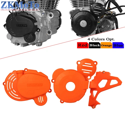 Protector de embrague de motor de motocicleta, cubierta de bomba de agua, Protector de encendido para motor ZongShen CB250F ZS172FMM-3 KAYO T4 GUIZUN BOSUER