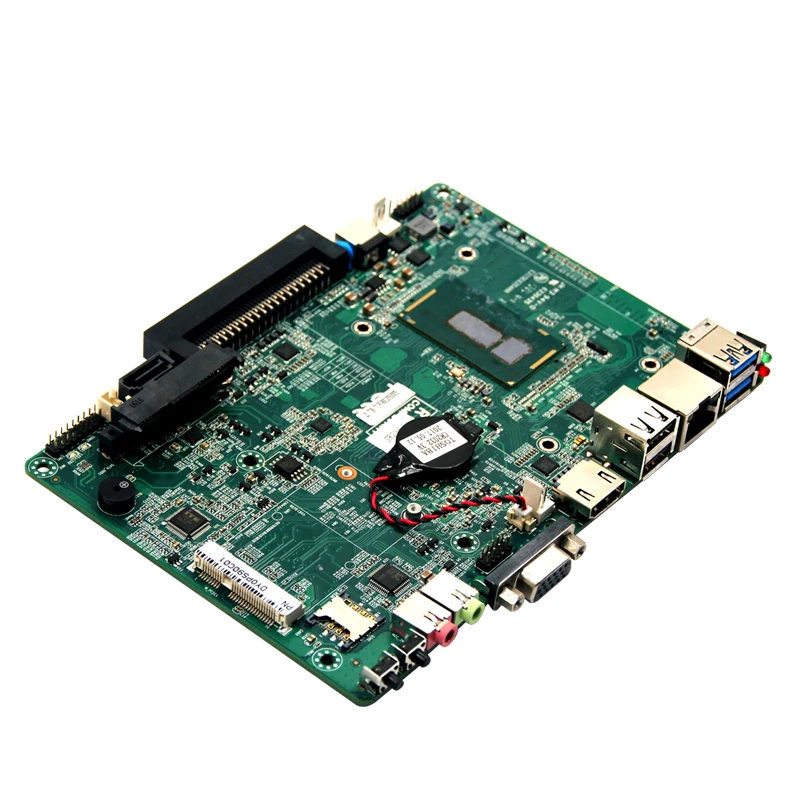 AvaCoreVery Cheap OPS Motherboard With CPU I5-5200U Processor HDMI+VGA Display Ports 4*USB 1*LAN DDR3 RAM