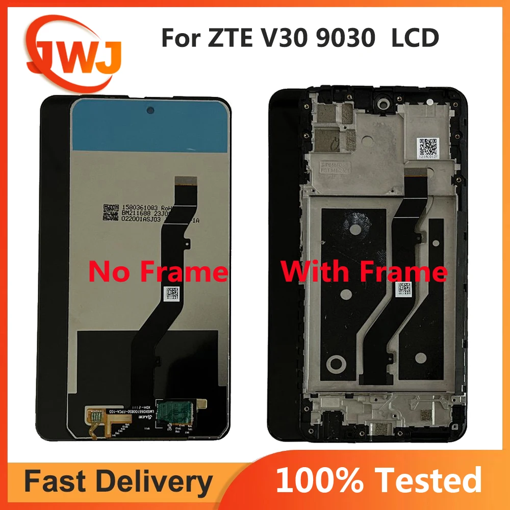 

6.67" For ZTE Blade V30 LCD ZTE 9030 Display Screen Touch Glass Front Digitizer Replacement ZTE BLADE V30 LCD SENSOR LCD + Glue