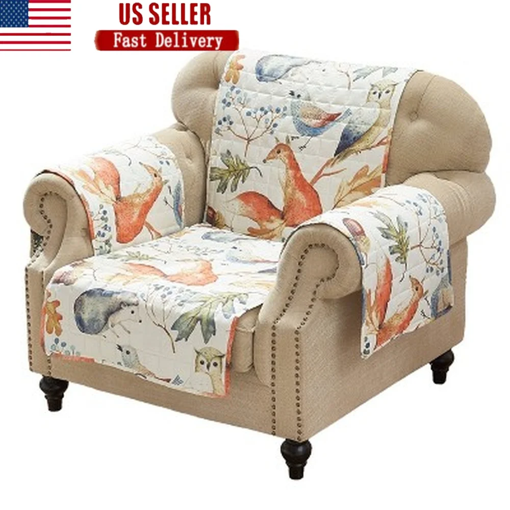 

Двусторонний защитный чехол для стула с ивовым кронштейном, чехол для внутреннего использования, эластичный полиэстеровый чехол для мебели, можно стирать в машине, домашние животные