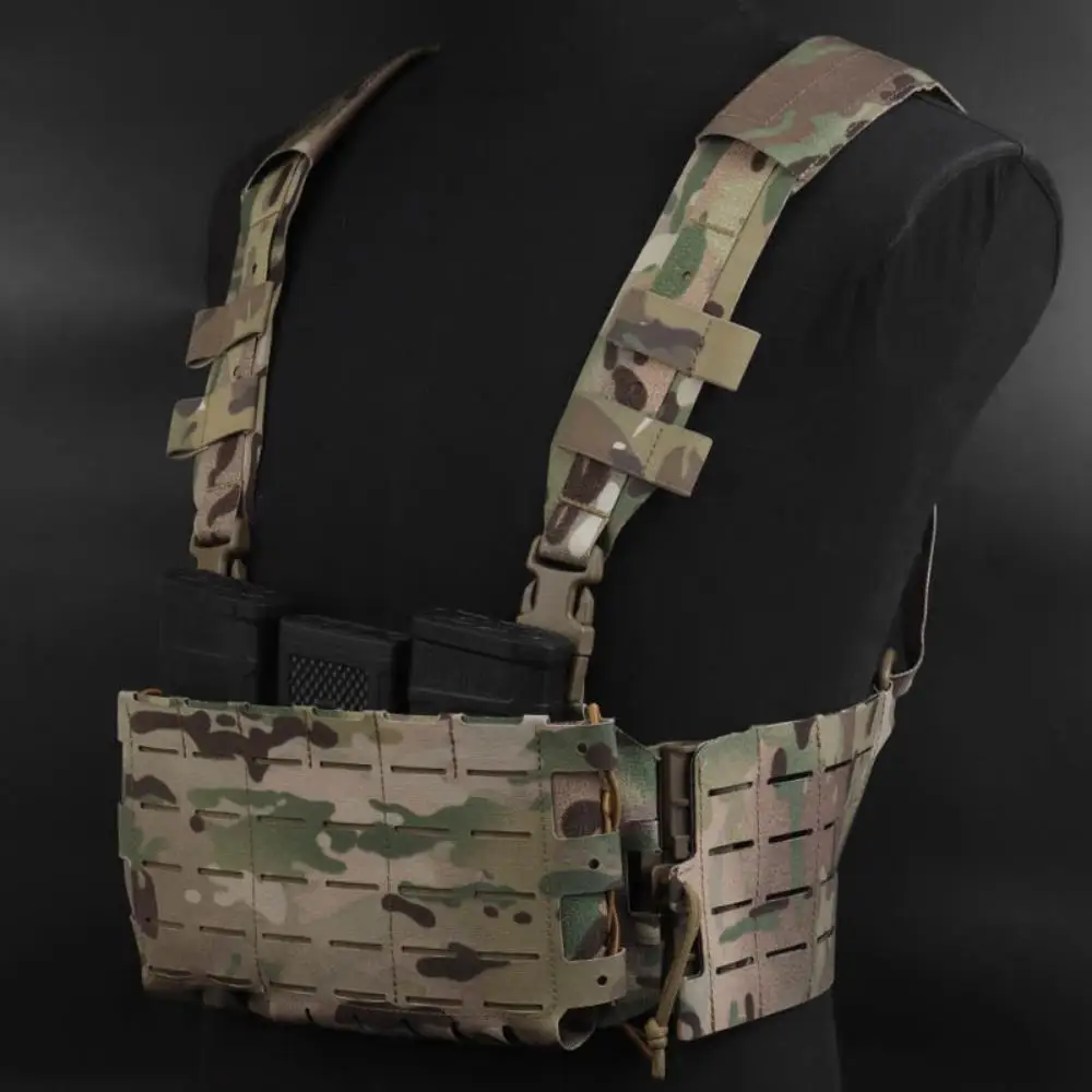

Модульная система крепления Poseidon Defense ARC: легкий нагрудный жилет, панель Molle, H-образный ремень, быстросъемное крепление