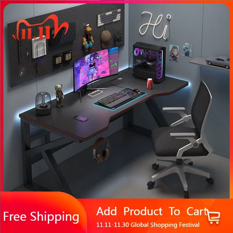 

Monitor Stand Accessories Computer Desks Gaming Keyboard Study Office Table Notebook Bedroom Mesas De Computador Home Furniture