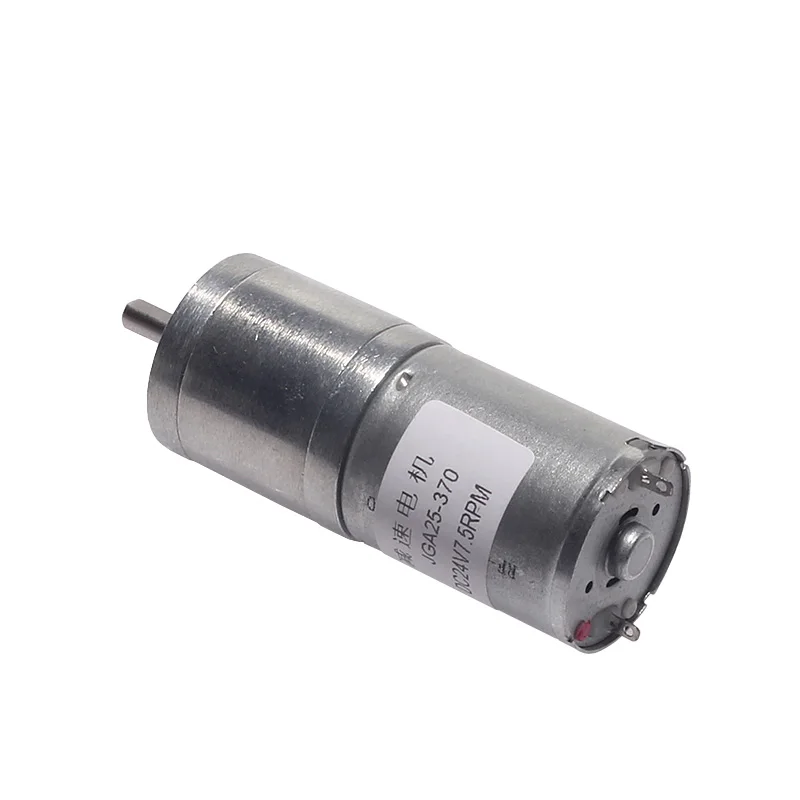 JGA25-370 DC 6V 12V 24V DC Motor Geared Motor Gear Motor High Torque 12/16/26/35/60/77/133/176/280/620/1360rpm