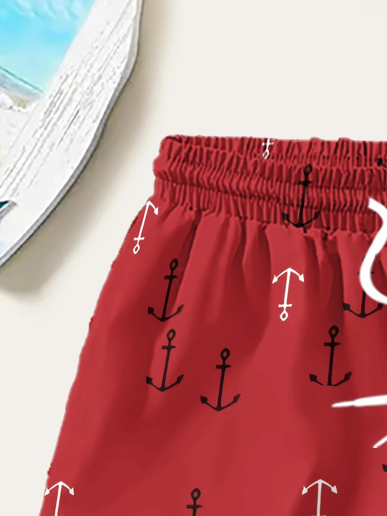 2026 Summer New Style Men's Shorts for Outdoor Sports, Casual Wear Fashionable Comfortable Soft 3D Hook Pattern Print