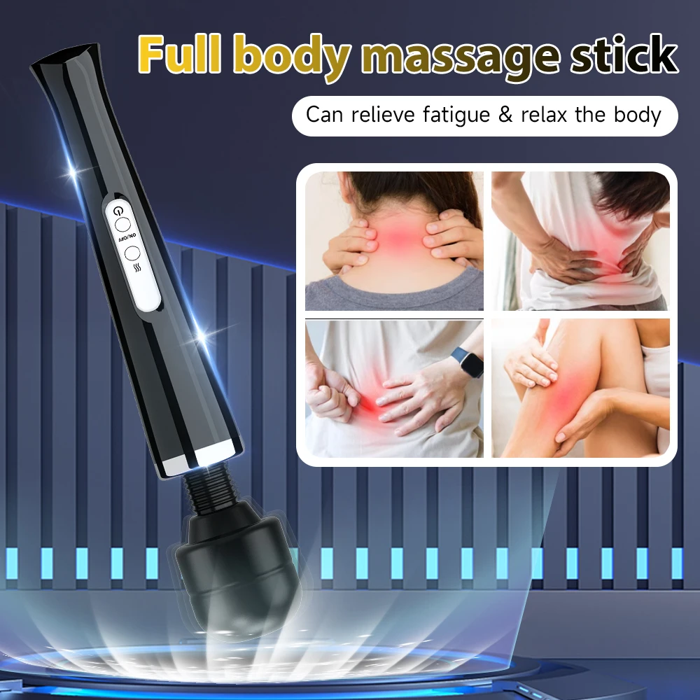 Powerful Magic Wand Vibrator Big AV G-spot Nipple Massager Vaginal Dildo Clitoral Stimulator Sex Toys for Adults Women Female