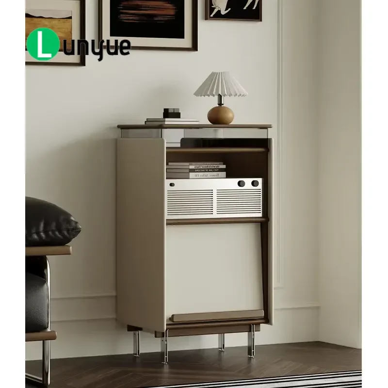 Modern Solid Wood Modular Lockers Space Saving Storage Cabinet For Living Room Small Apartment Home Organization Furniture