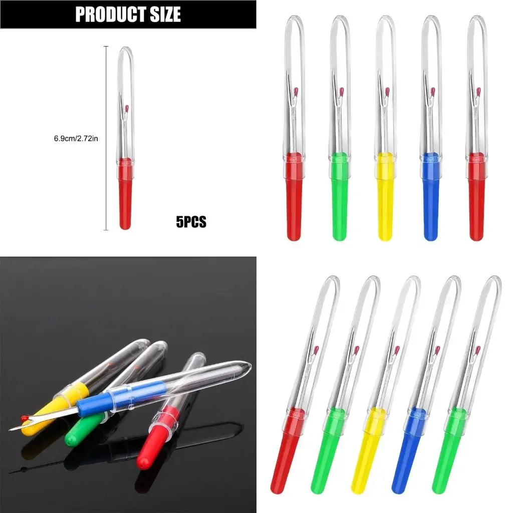 

5 Pcs Seam Set With Ergonomic Handle Unpicker Sewing Tool For Stitching And Sewing Random Color Craft Tool high quality