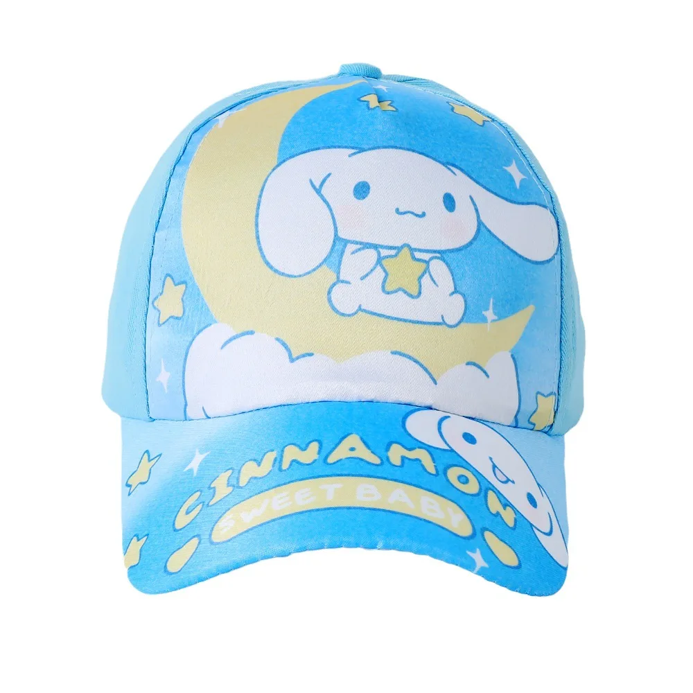 Sanrio Cartoon Baseball Cap Adjustable Hello Kitty Kuromi Cinnamoroll Melody Peaked Cap Anime Peripherals Hat Accessories Gifts