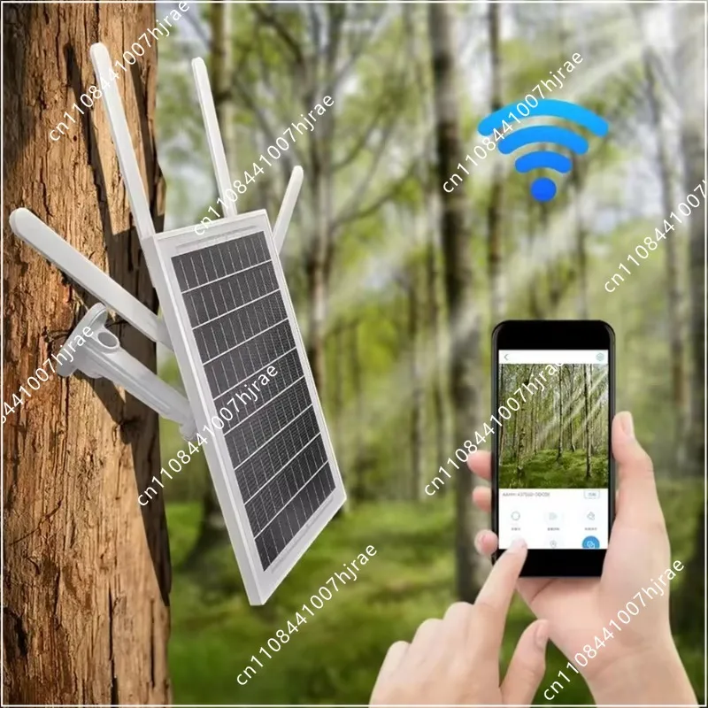 SWR1 Outdoor Solar Powered 4G WiFi Router Long Standby 300Mbps Built-in Nano SIM Antenna 60M Open Transmission Distance E871