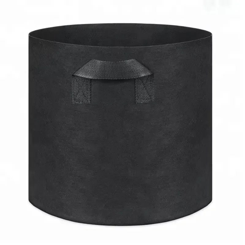 50 Gallon 100 Percent Fabric Hydroponic Pot with Handles for Potato Planting