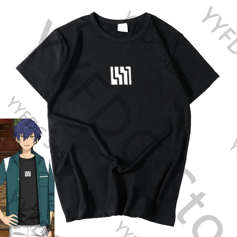 Ensemble Stars Amagi Hiiro Amagi Rinne T-shirt TATSUMI Sazanami Jun Cosplay Costume Women Men Tops Harajuku Cartoon Same T Shirt