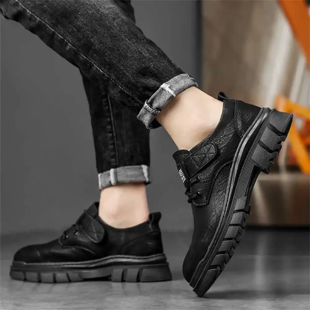 Anti-slip 40-41 Spring Boots For Casual Men's Black Sneakers Tennis Men's Shoes Sport Athletic Particular Super Comfortable