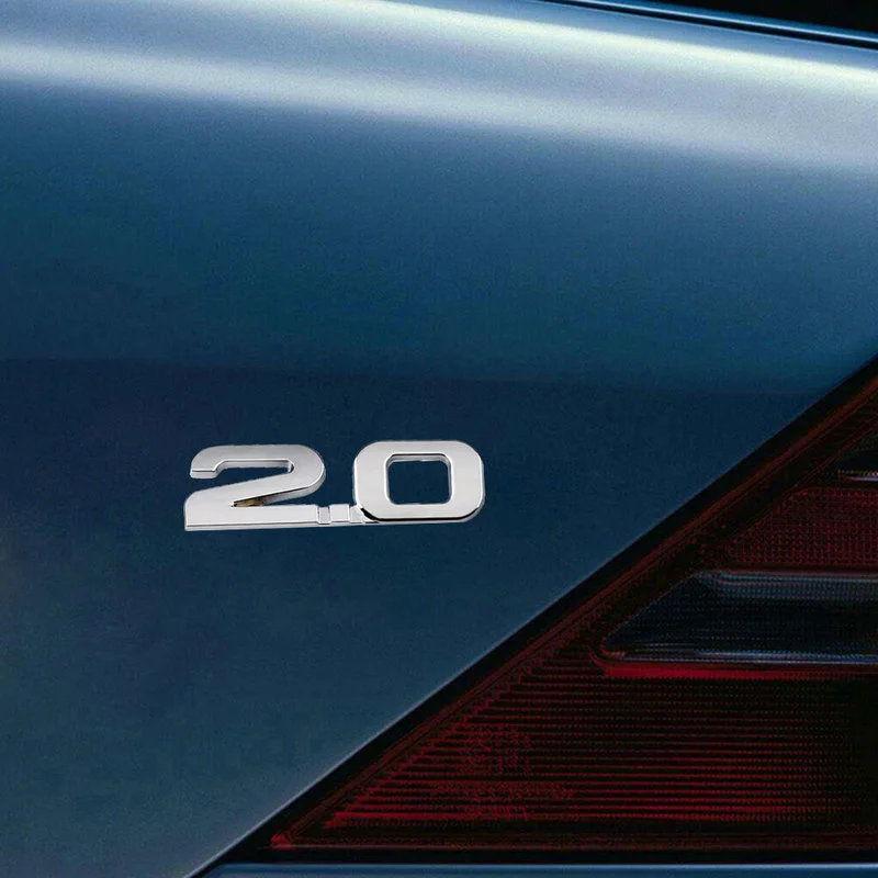ABS素材の3D自己接着性装飾,外部カーステッカー,エラー2.0用,フォードフォーカス2 vw mazda
