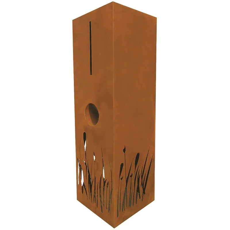 

Corten Steel Modern Rusty Free Standard Mailbox