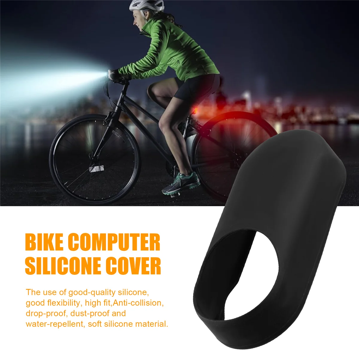 SMIEA Per Magene L508 Radar Protezione fanale posteriore Rilevamento freno bici Fanale posteriore Protettivo Anti-Goccia Copertura protettiva in silicone