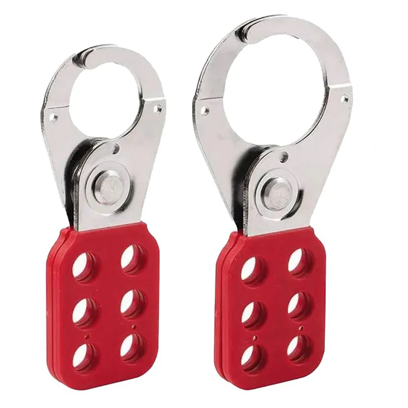 B84B-4X Lockout Tagout Hasp Set - Lock Out Tag Out Hasp Loto Hasp Padlock Holder Camlock Hasp Safety Lock Out