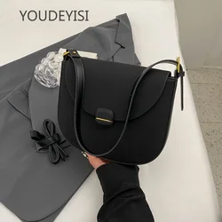 YOUDEYISI Korean Version of Frosted Underarm Bag: Ladies Temperament, One-shoulder Messenger All-match Women's Bag