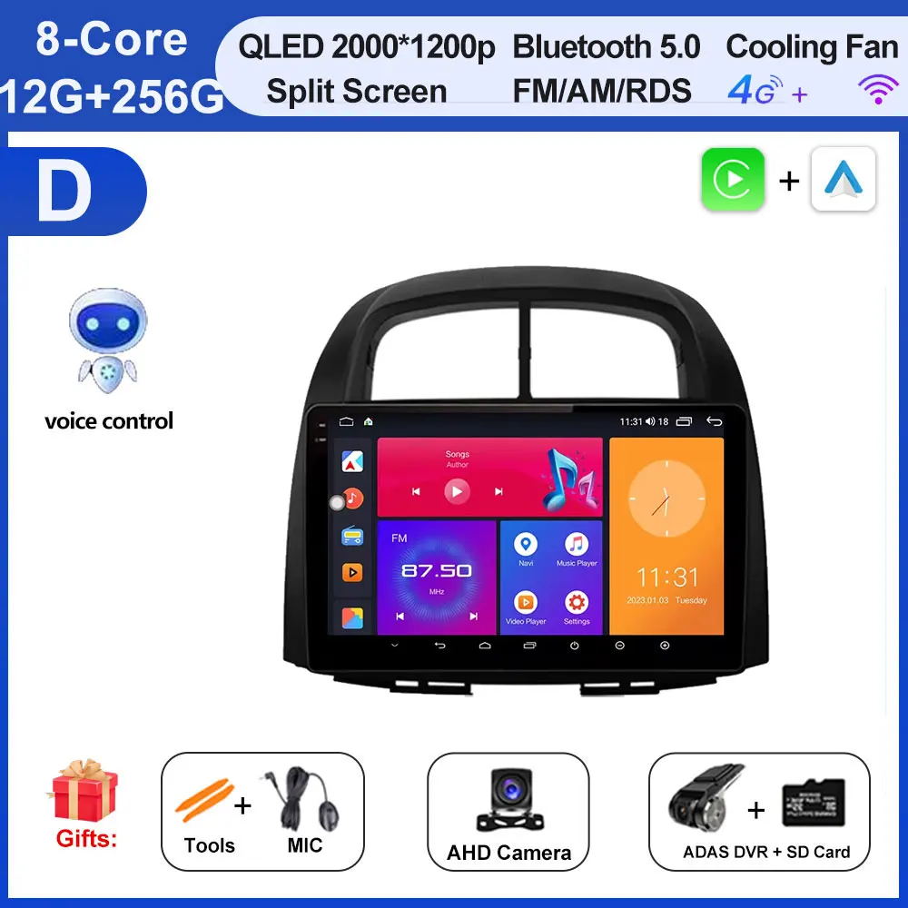 Draadloze CarPlay Android Auto Radio Auto Multimedia GPS Video Voor Subaru Justy Toyota Passo Daihatsu Boon Sirion 2007-2013 tool