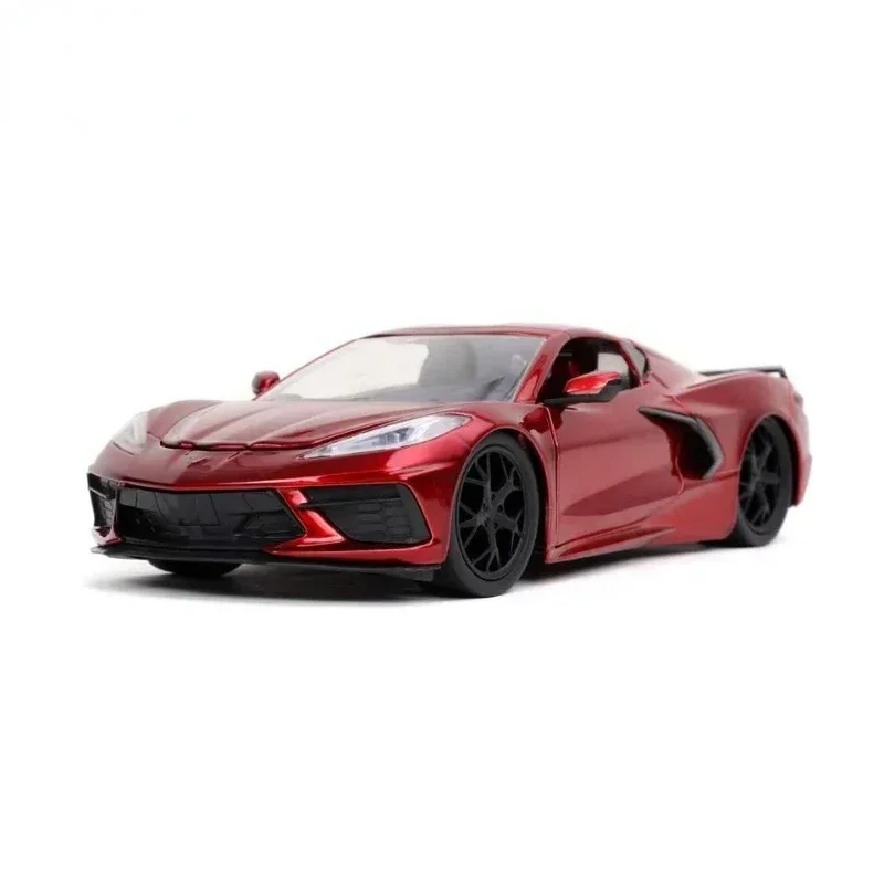 Jada 1:24 2020 Chevrolet Corvette Simulation Diecast Car Metal Alloy Model Car Toys For Children Gift Collection