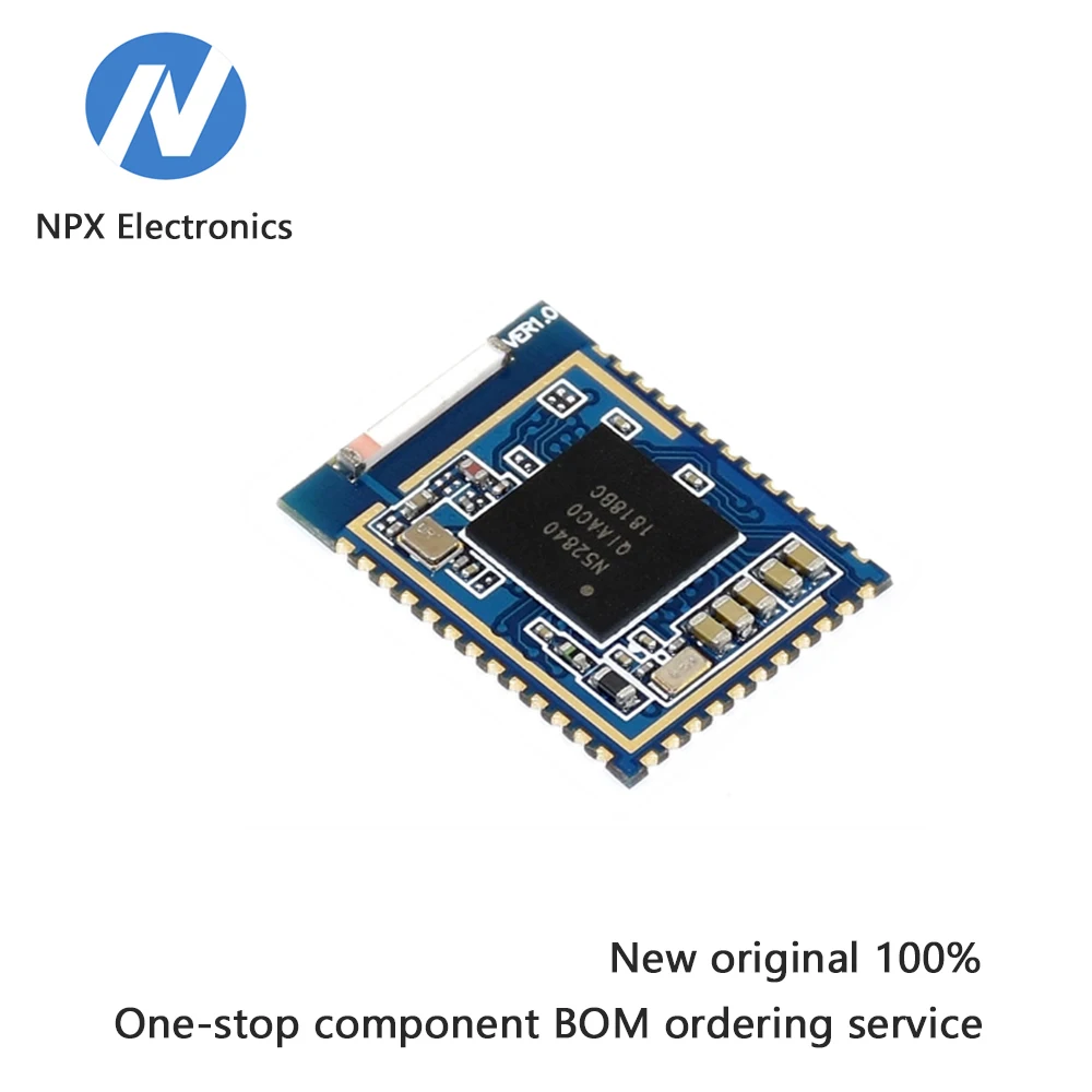 

nRF52840 Модуль Bluetooth 5.0 — низкое энергопотребление — беспроводной модуль 2,4 ГГц — упаковка SMD