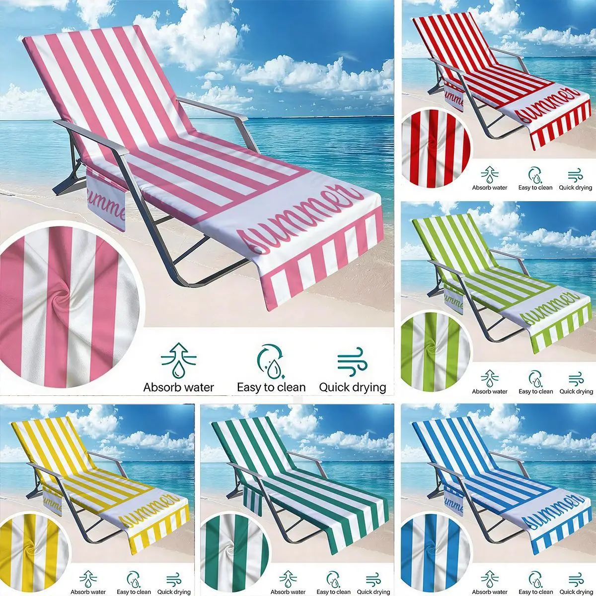 

Plaid Microfiber Beach Towel Quick Dry Absorbent Beach Chair Towel For Adult Bath Towel Sandbeach Travel Beach Gift For Vacation