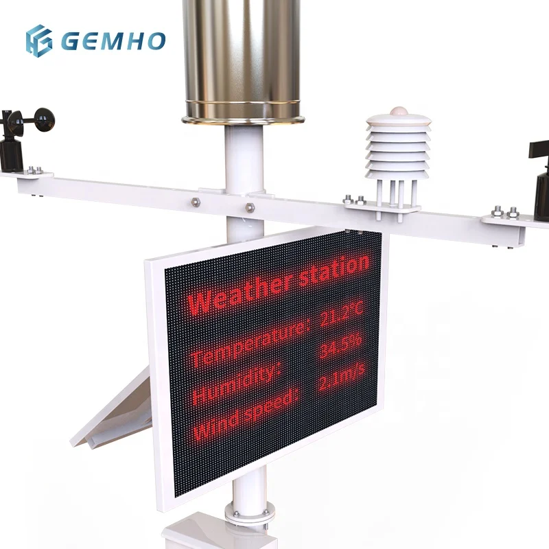 2025Smart Agriculture Weather Station Kit  New 7 in 1 Soil Sensor + Wind, Rain, Air Data + Solar Radiation