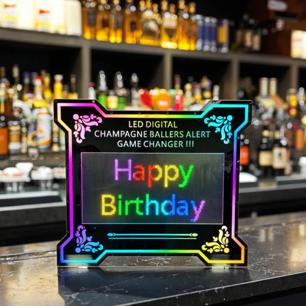 

Restaurant Bar Lounge Nightclub Message Board Portable Light Emitting Diode Digital Electronic Screen