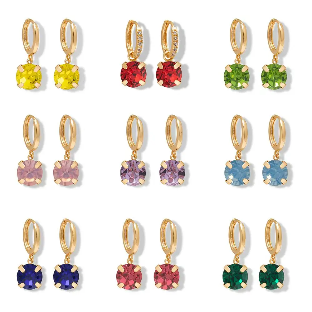 Crystal Charm Hoop … - image