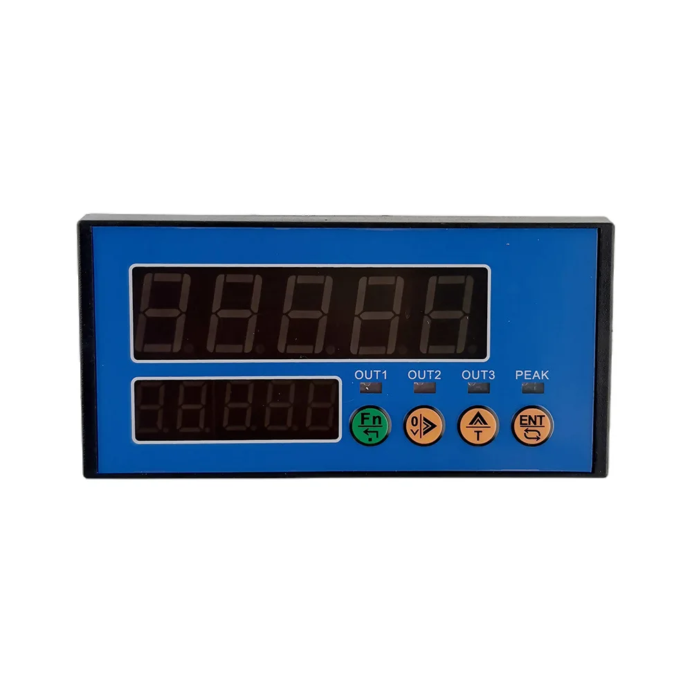 Dual Screen High Resolution Weight Force Indicator 1/1000000 Division Modbus-RTU 4-20mA Analog Output Relay Control Meter