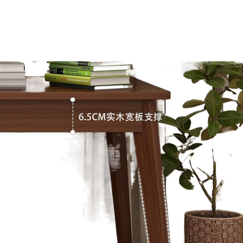 

Computer desk with desk Solid wood table Simple window table Office worker