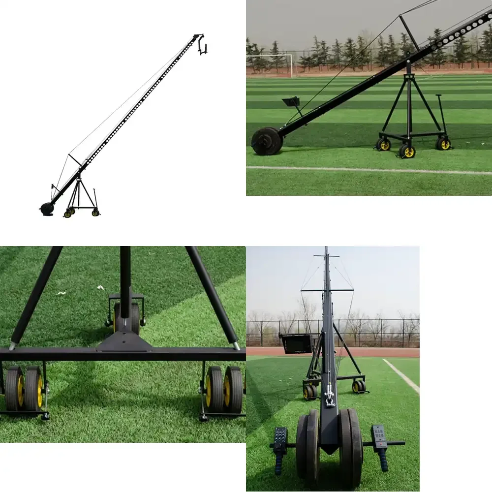 

Professional Broadcast 10 Meters 3-Axis Motorized Dutch Head Video Camera Triangle JimmyJib Crane for Sale